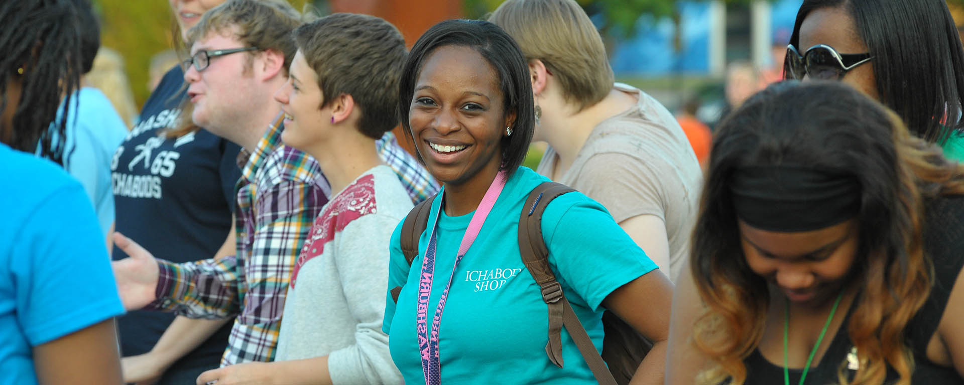 Image of a student smiling